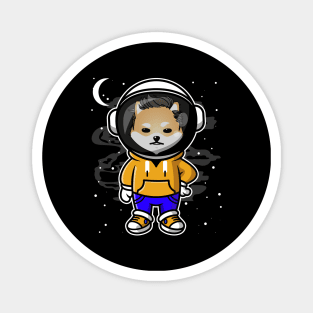 Hiphop Astronaut Dogelon Mars Coin To The Moon Crypto Token Cryptocurrency Wallet Birthday Gift For Men Women Kids Magnet